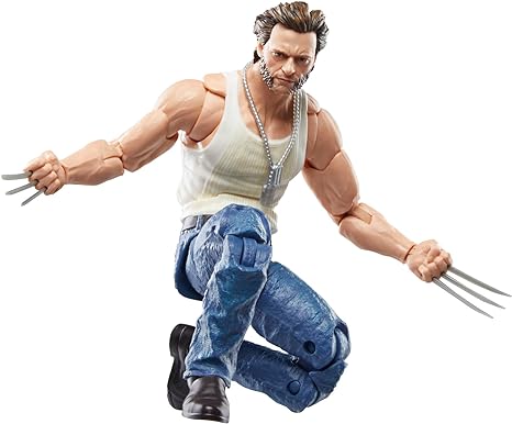 Deadpool Legacy Collection Marvel Legends kneeling with claws out.