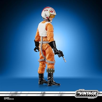 Luke Skywalker X-Wing Pilot looking over his shoulder, Hasbro Star Wars The Vintage Collection.