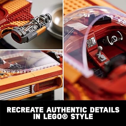 Recreate authentic details in Lego style