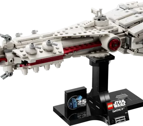 Lego Star Wars Tantive IV on stand