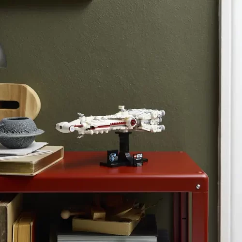 Lego Star Wars Tantive IV on shelving unit