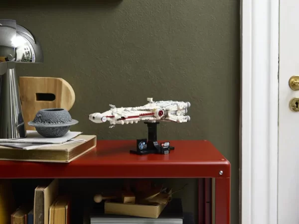 Lego Star Wars Tantive IV on shelving unit