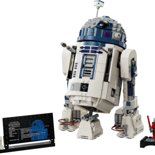 Lego Star Wars R2-D2 with display and minifigures