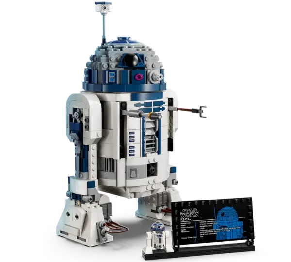 Lego Star Wars R2-D2 with display
