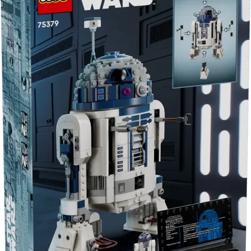 Lego Star Wars R2-D2 set box on display