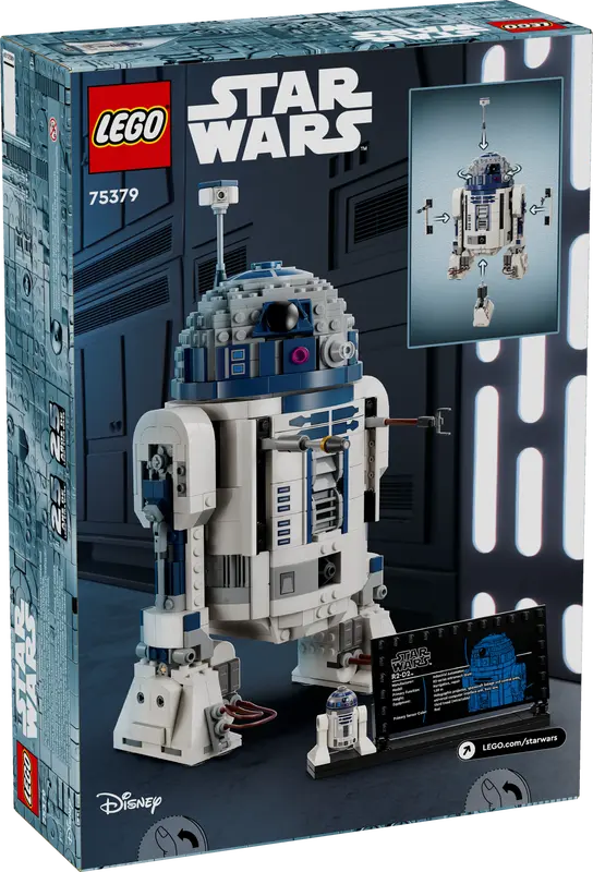 Lego Star Wars R2-D2 set box on display