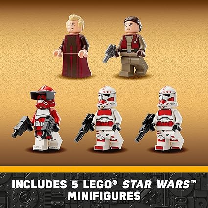 Includes 5 Lego Star Wars minifigures.