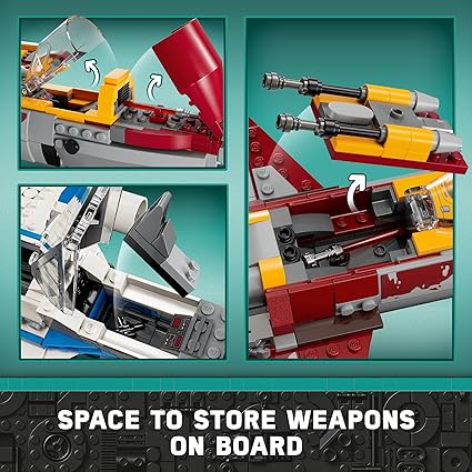 Space to store weapons on board.