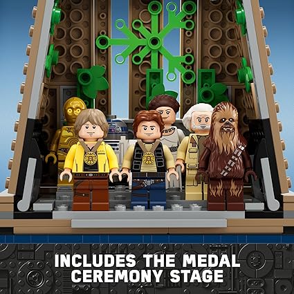 Includes the medal ceremony stage
