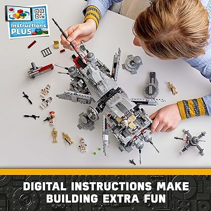 Digital instructions make building extra fun.