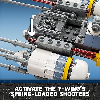 Activate the Y-wing's spring loaded shooters