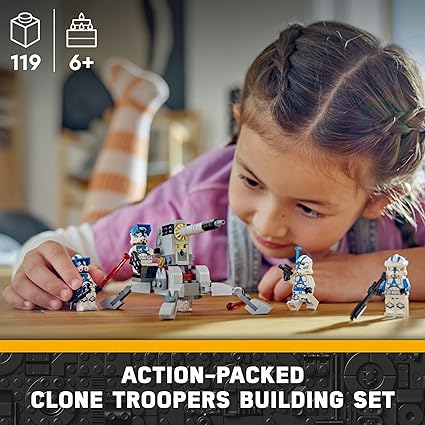 Action-packed clone troopers building set.