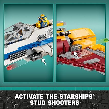 Activate The Starships' stud shooters.