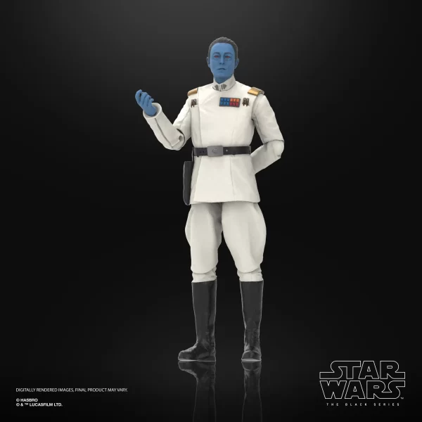 Hasbro Star Wars The Black Series Grand Admiral Thrawn with his hand raised
