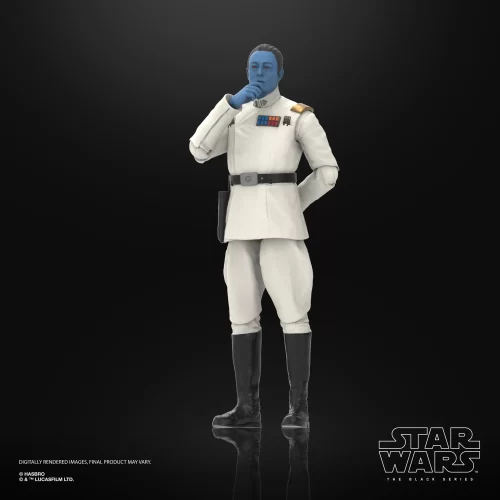 Hasbro Star Wars The Black Series Grand Admiral Thrawn with his hand on his chin