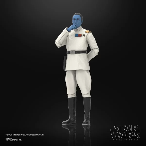 Hasbro Star Wars The Black Series Grand Admiral Thrawn with his hand on his chin