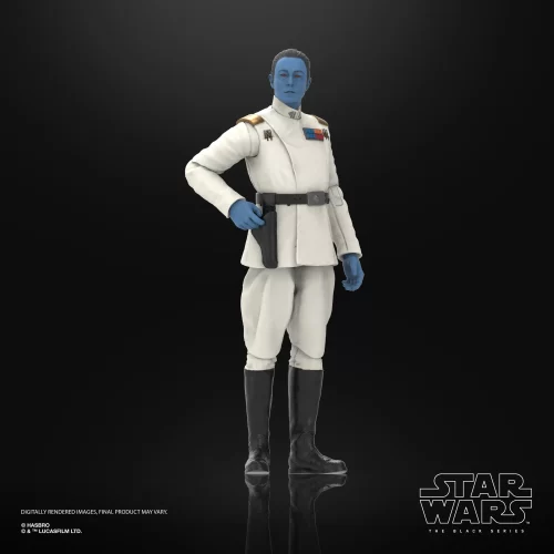 Hasbro Star Wars The Black Series Grand Admiral Thrawn reaching for his holster