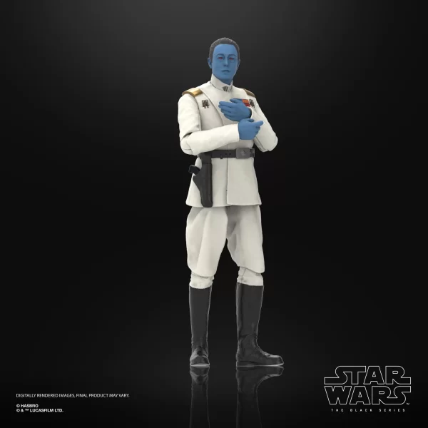Hasbro Star Wars The Black Series Grand Admiral Thrawn adjusting his sleeves