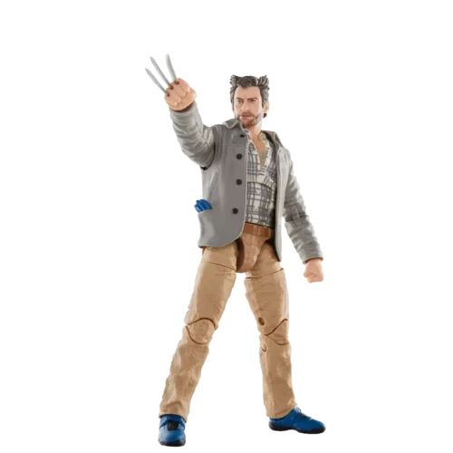 Hasbro Marvel Legends Series Headpool Logan with claw raised in the air
