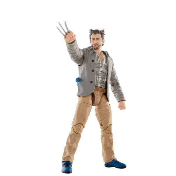 Hasbro Marvel Legends Series Headpool Logan with claw raised in the air