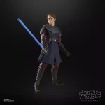 Hasbro Star Wars The Black Series Anakin Skywalker Ahsoka with lighsaber up.