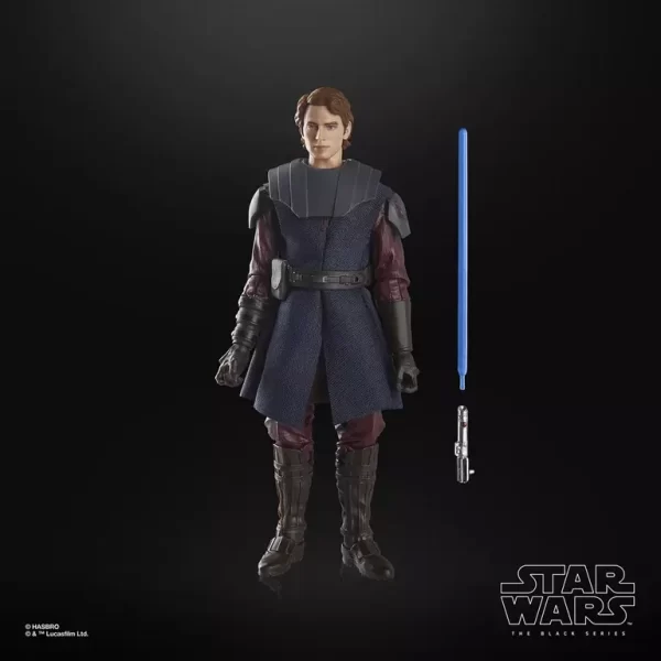 Hasbro Star Wars The Black Series Anakin Skywalker Ahsoka with accessories.