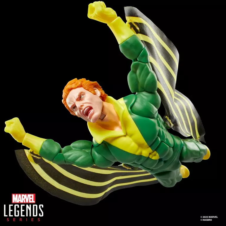 Hasbro Marvel Legends Series Banshee Giant-Size X-Men in flight pose.