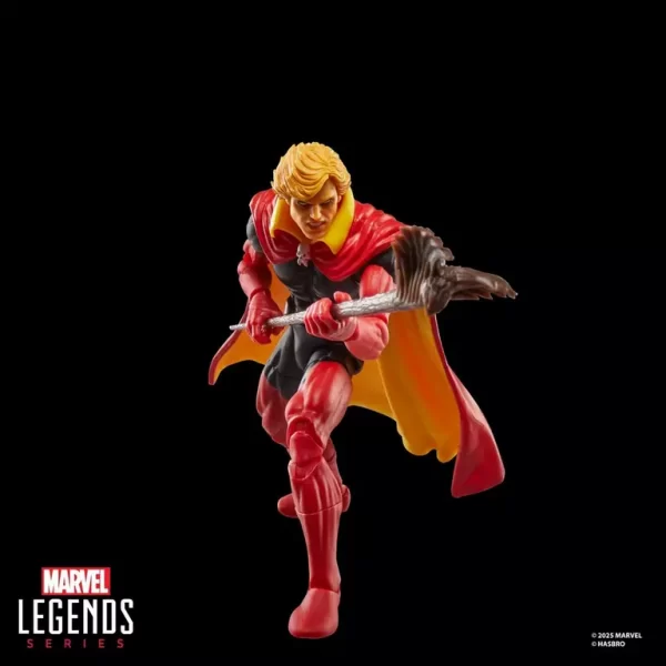 Hasbro Marvel Legends Series Adam Warlock Infinity Gauntlet attacking with staff.