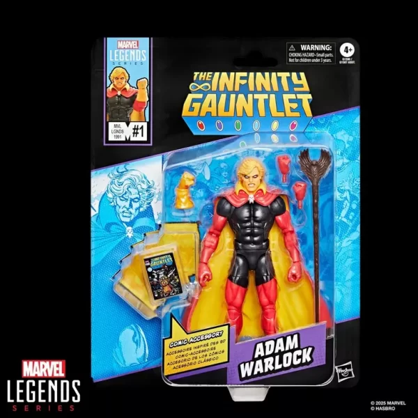 Hasbro Marvel Legends Series Adam Warlock Infinity Gauntlet in packaging.