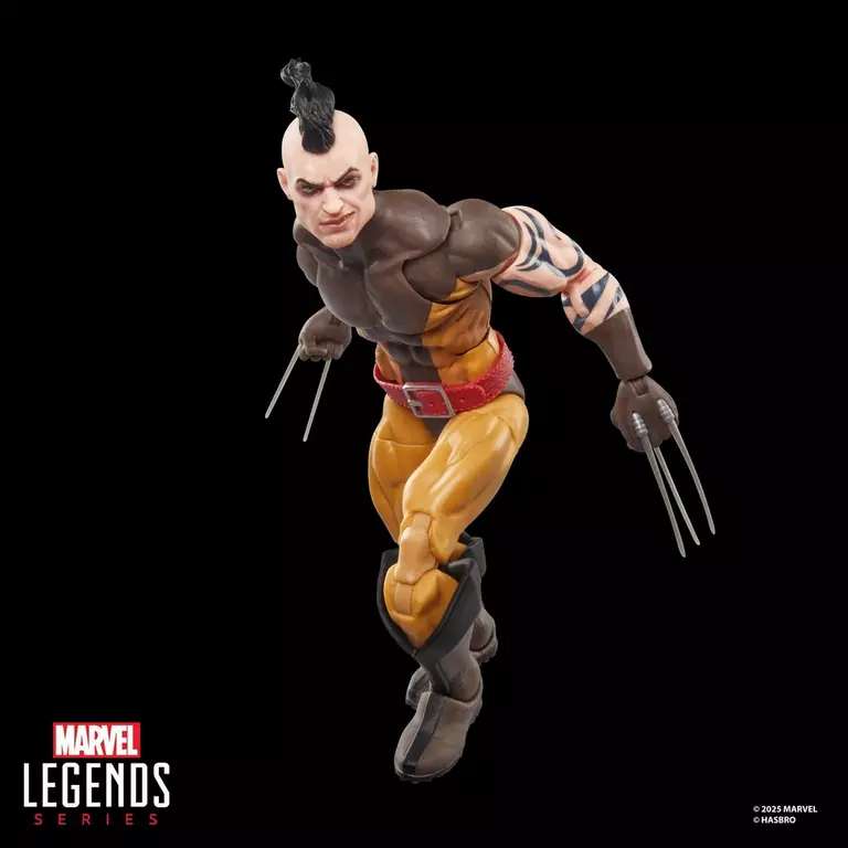 Hasbro Marvel Legends Series Daken Wolverine unmasked.
