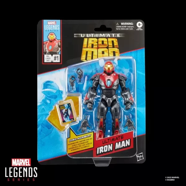 Hasbro Marvel Legends Series Ultimate Iron Man in packaging.