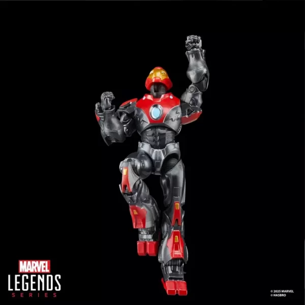 Hasbro Marvel Legends Series Ultimate Iron Man taking flight.