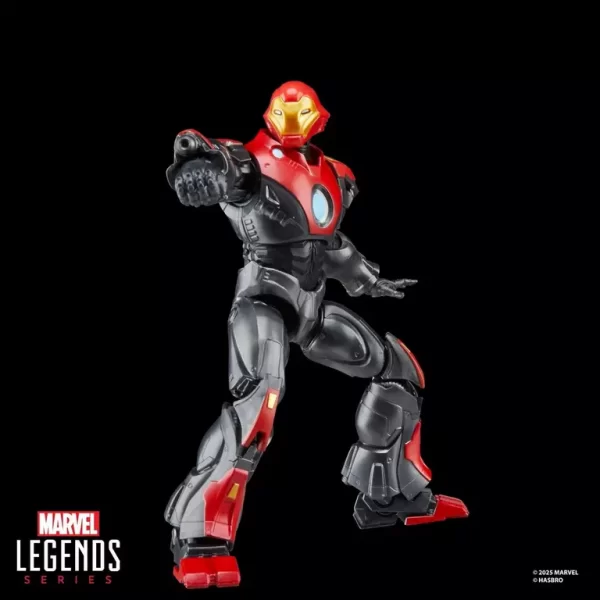 Hasbro Marvel Legends Series Ultimate Iron Man firing rocket.