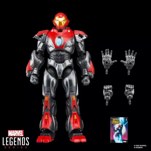 Hasbro Marvel Legends Series Ultimate Iron Man with accessories.