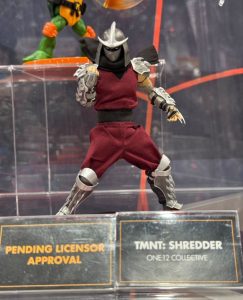 Mezco Toyz One:12 Collective Teenage Mutant Ninja Turtles Shredder on display at MEGACON 2025.